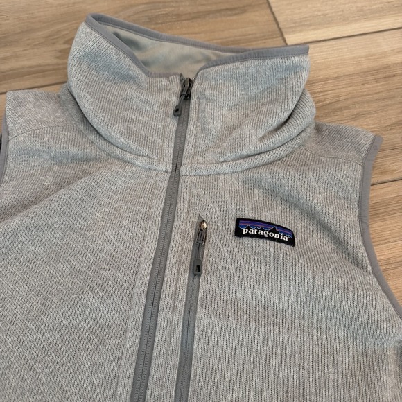 Patagonia Women's Full-Zip Fleece Vest - Size Large - Gray Excellent Knit - Picture 2 of 7